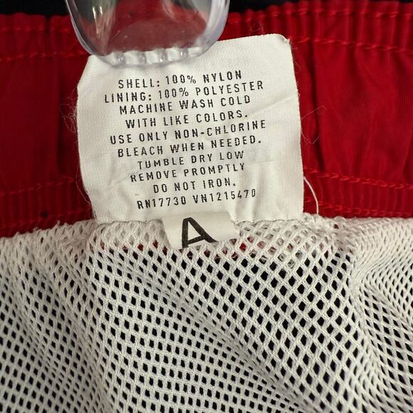 Merona Men’s Black Swim Trunks Size L Drawstring Waist 6” Inseam - Picture 4 of 5